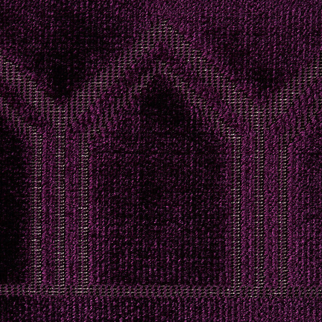 Schumacher 75736 VIZIER VELVET TAPE in AUBERGINE Trim - CUT 