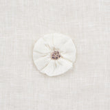 Schumacher 75750 BUTTON FLOWER SHEER in IVORY Fabric - NATUR