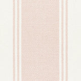 Schumacher Rafe Stripe Quiet Pink Fabric - Eade's Wallpaper