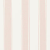 Schumacher Rafe Stripe Quiet Pink Fabric - Eade's Wallpaper