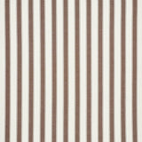 Schumacher Rafe Stripe Berber Brown Fabric - Eade's Wallpaper