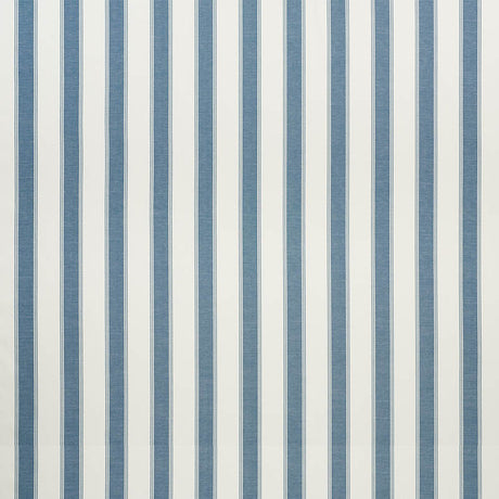 Schumacher Rafe Stripe Marine Fabric - Eade's Wallpaper