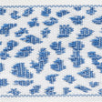 Schumacher 75850 LEOPARD TAPE in BLUE Trim - INDOOR/OUTDOOR: