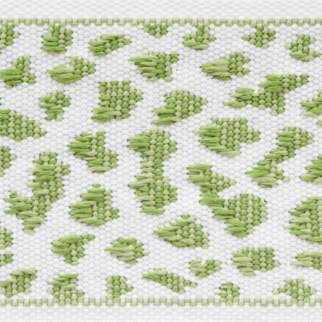 Schumacher 75852 LEOPARD TAPE in LEAF Trim - INDOOR/OUTDOOR: