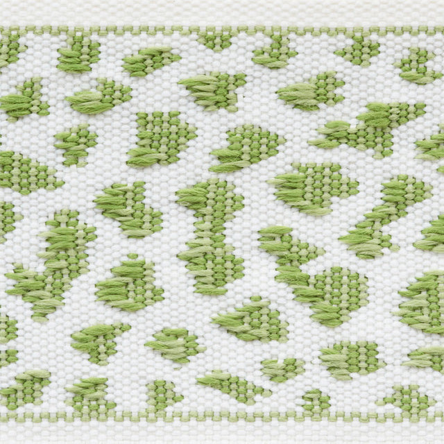 Schumacher 75852 LEOPARD TAPE in LEAF Trim - INDOOR/OUTDOOR: