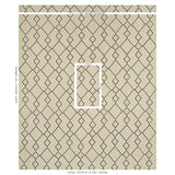 Schumacher Branson Embroidery Taupe Fabric