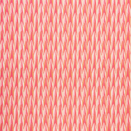 Schumacher Verdant Indoor/Outdoor Pink & Orange Fabric - Eade's Wallpaper