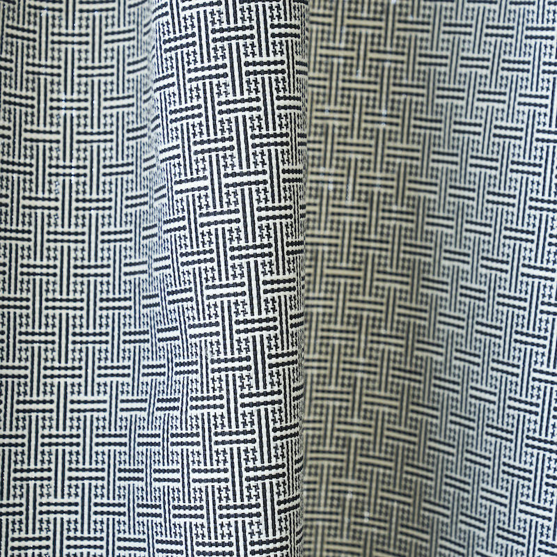 Schumacher Brickell Indoor/Outdoor Black Fabric