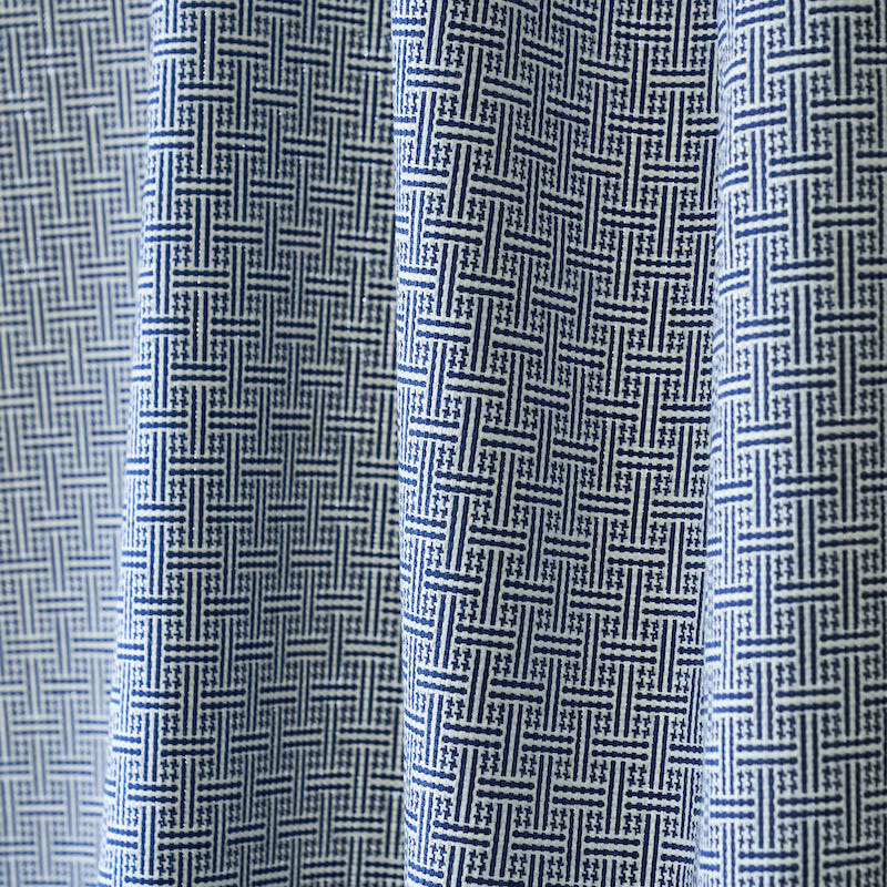 Schumacher Brickell Indoor/Outdoor Navy Fabric