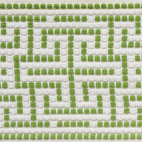 Schumacher 75951 MAZE TAPE INDOOR/OUTDOOR in LEAF Trim - IND