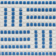 Schumacher 75960 BRICKELL TAPE INDOOR/OUTDOOR in BLUE Trim -