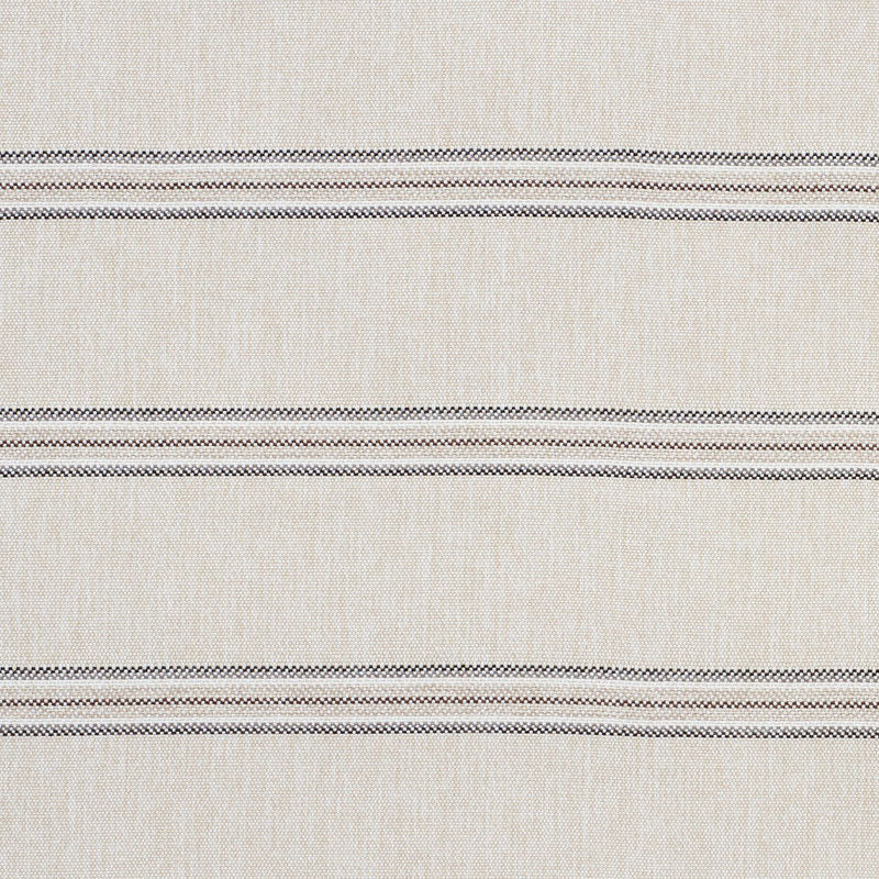 Schumacher Garden Stripe Indoor/Outdoor Stone Fabric