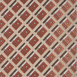 Schumacher Legrad Argyle Cognac Fabric - Eade's Wallpaper