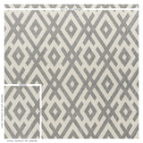 Schumacher Equix Charcoal Fabric