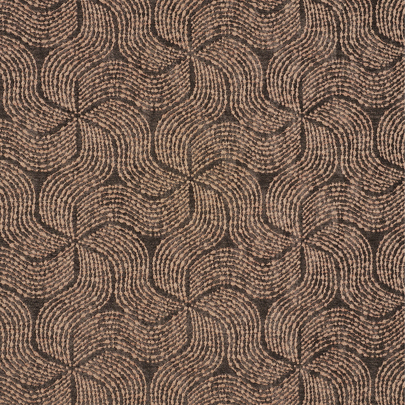 Schumacher Fiador Brown Fabric