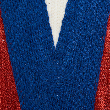 Schumacher 76063 PRADO TAPE in BLUE & RED Trim - CLUB CAVALI