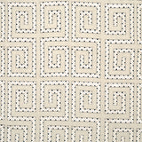 Schumacher Prado Embroidery Graphite Fabric - Eade's Wallpaper