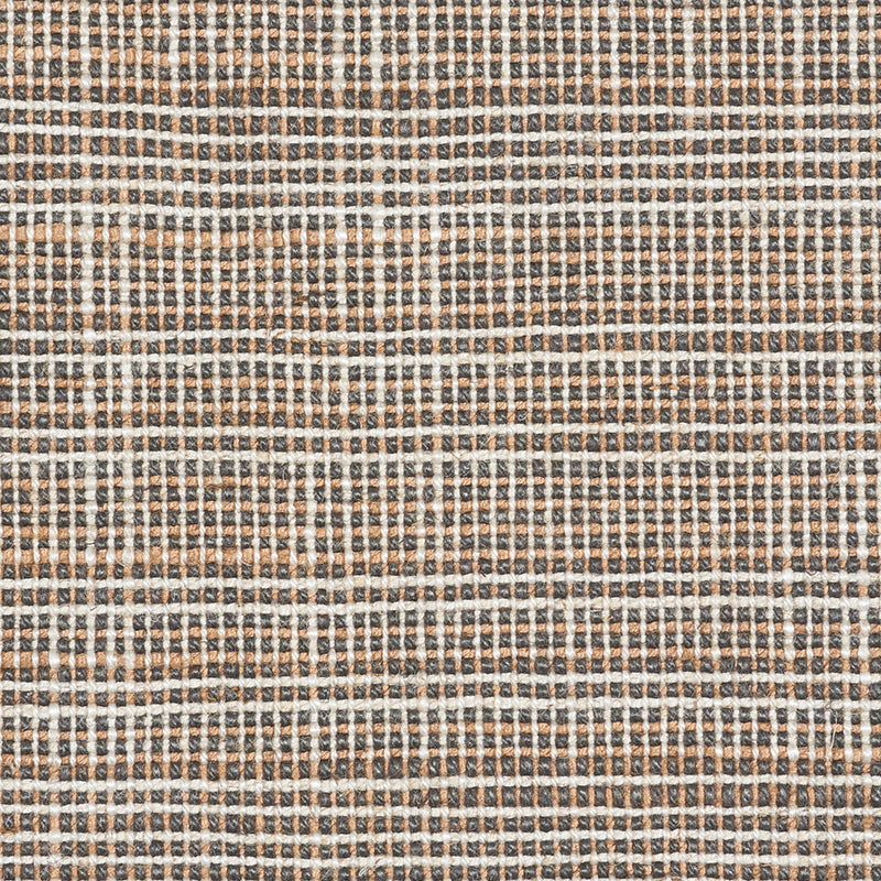 Schumacher Ostler Brown Fabric - Eade's Wallpaper