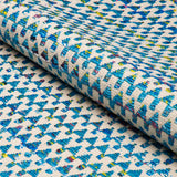 Schumacher Idora Peacock Fabric