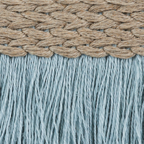 Schumacher 76260 BRAIDED LINEN FRINGE in SKY Trim - FREE SPI