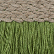 Schumacher 76261 BRAIDED LINEN FRINGE in LEAF Trim - FREE SP