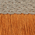 Schumacher 76262 BRAIDED LINEN FRINGE in ORANGE Trim - FREE 