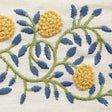 Schumacher 76292 ASHOKA TAPE in CITRON & BLUE Trim - PALAMPO