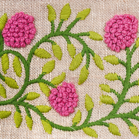 Schumacher 76295 ASHOKA TAPE in ORCHID & GREEN Trim - RHAPSO