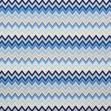 Schumacher Zenyatta Mondatta Ii Blue Fabric - Eade's Wallpaper