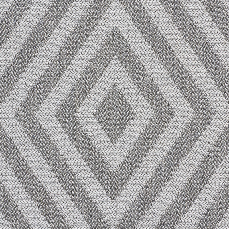 Schumacher Piedra Indoor/Outdoor Gray Fabric - Eade's Wallpaper