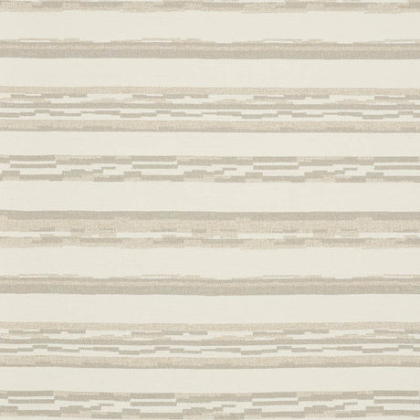 Schumacher Sambar Dove & Gold Fabric - Eade's Wallpaper