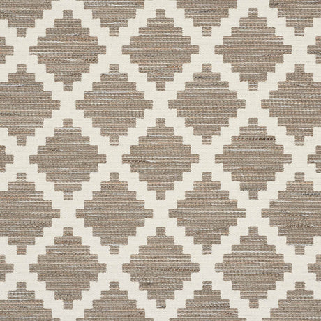 Schumacher Tibur Neutral Fabric - Eade's Wallpaper