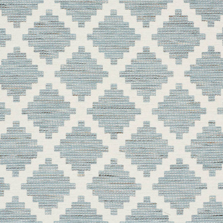 Schumacher Tibur Sky Fabric - Eade's Wallpaper