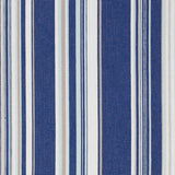 Schumacher Ponderosa Stripe Blue Fabric - Eade's Wallpaper
