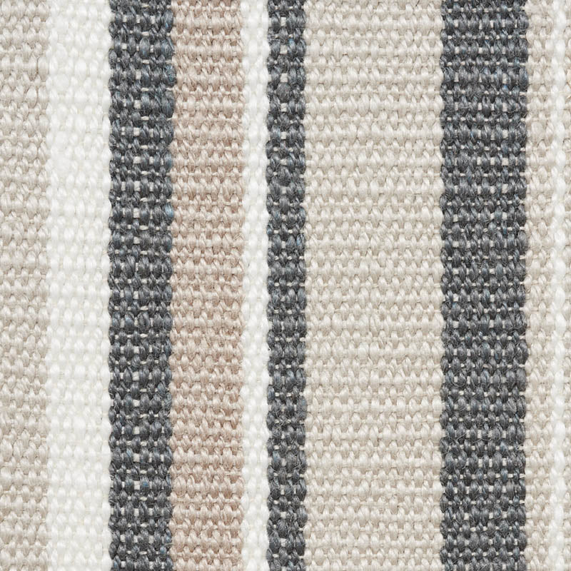 Schumacher Ponderosa Stripe Natural Fabric - Eade's Wallpaper