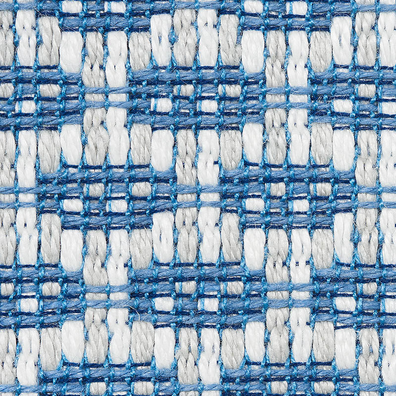 Schumacher Hickox Indoor/Outdoor Blue Fabric