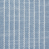 Schumacher Garter Stripe Indoor/Outdoor Sky Fabric