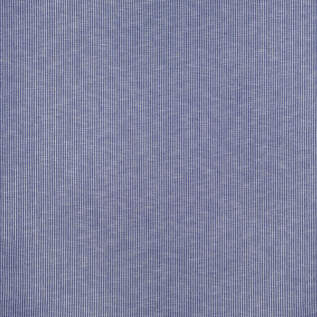 Schumacher Garter Stripe Indoor/Outdoor Blue Fabric