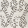 Schumacher 76730 FREEFORM EMBROIDERED TAPE in DOVE Trim - FR