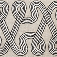 Schumacher 76732 FREEFORM EMBROIDERED TAPE in GRAPHITE Trim 