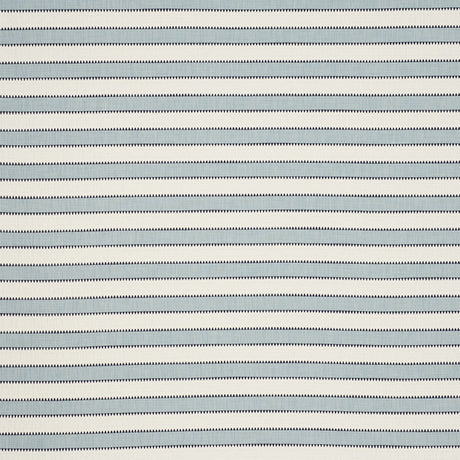 Schumacher Isolde Stripe Matelassé Sky Fabric