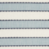 Schumacher Isolde Stripe Matelassé Sky Fabric