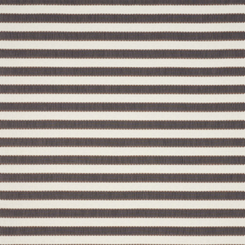 Schumacher Isolde Stripe Matelassé Cinder Fabric