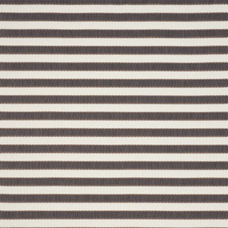 Schumacher Isolde Stripe Matelassé Cinder Fabric