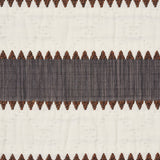 Schumacher Isolde Stripe Matelassé Cinder Fabric