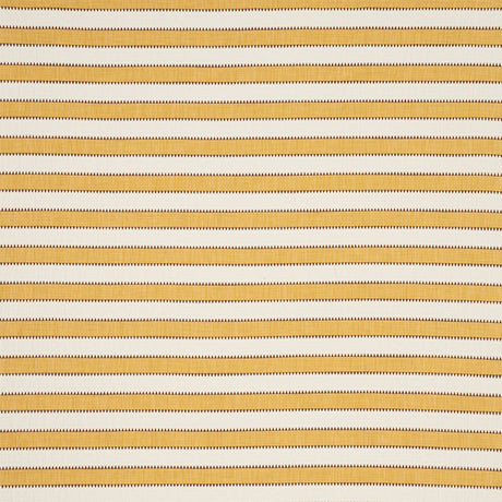 Schumacher Isolde Stripe Matelassé Yellow Fabric