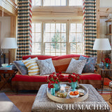 Schumacher Isolde Stripe Matelassé Yellow Fabric