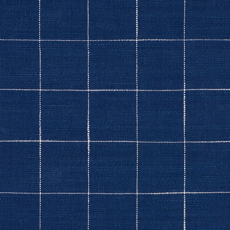 Schumacher Marietta Indigo Fabric - Eade's Wallpaper