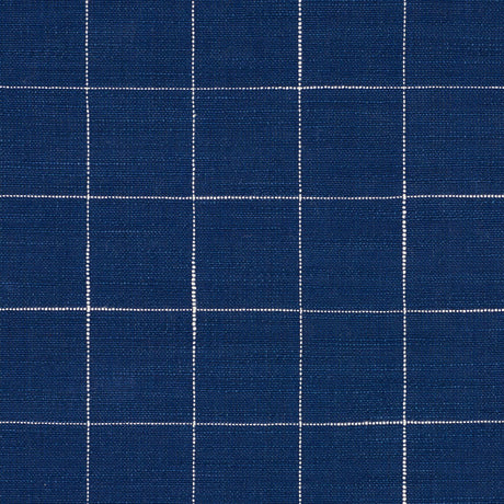 Schumacher Marietta Indigo Fabric - Eade's Wallpaper