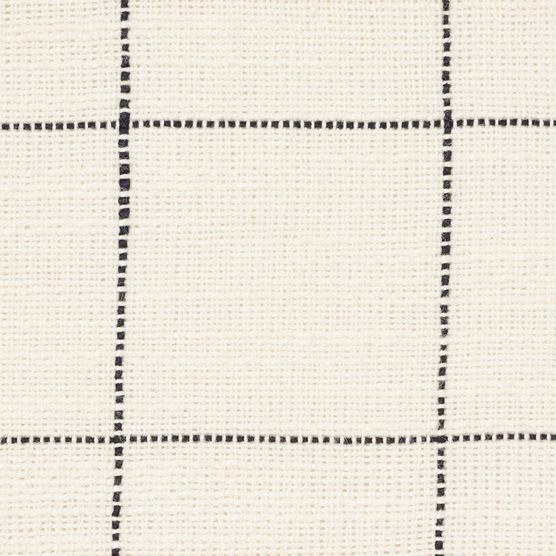 Schumacher Marietta Black Fabric - Eade's Wallpaper